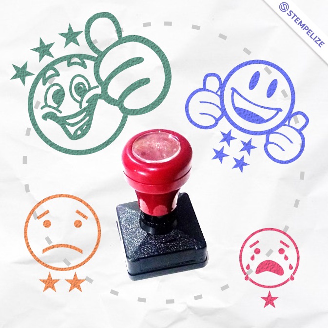 

GIDTA Stempel Emoticon Penilaian / Emoji Penilaian [PER SET] 4933