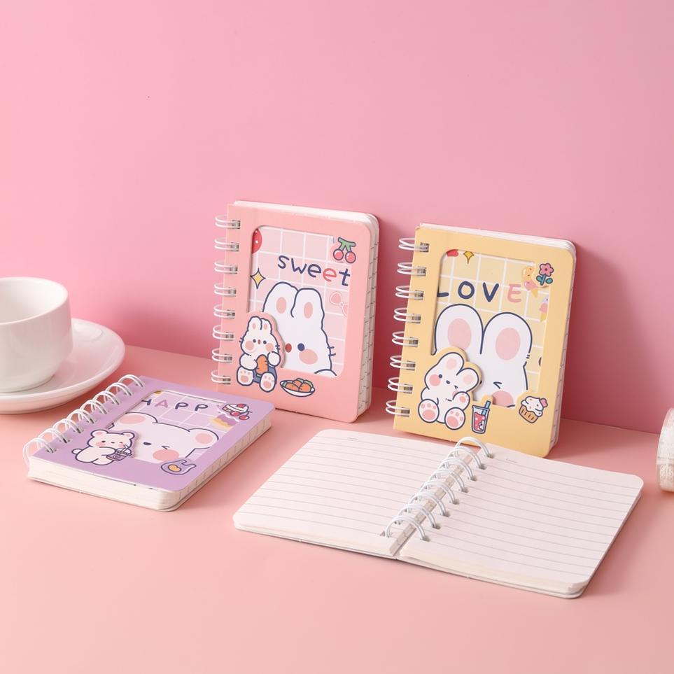 

Termurah Notebook Ring Mini Lucu 2 Cover / Buku Catatan Ring Mini Dengan 2 Sampul Imut Bs Ktl