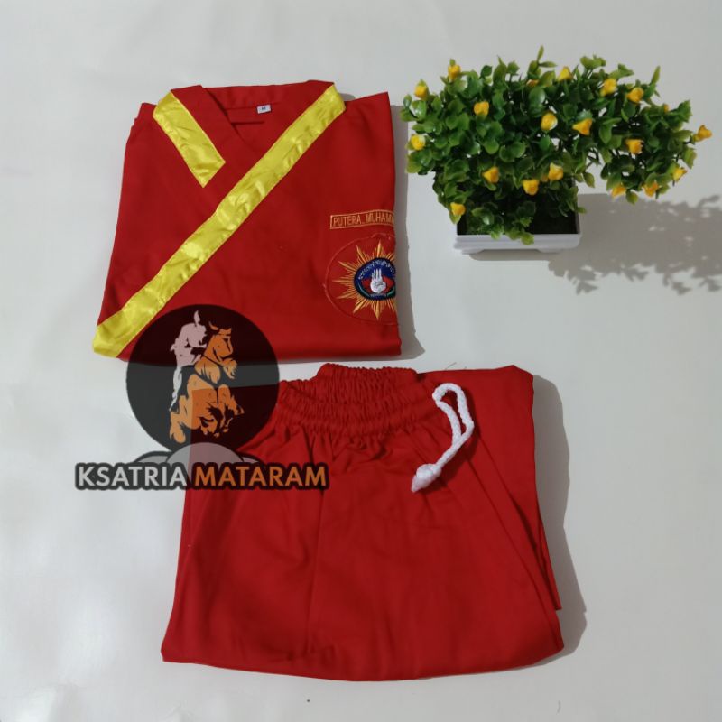 baju dan celana tapak suci Seragam silat Tapak suci untuk siswa kain twill baju silat tapak suci
