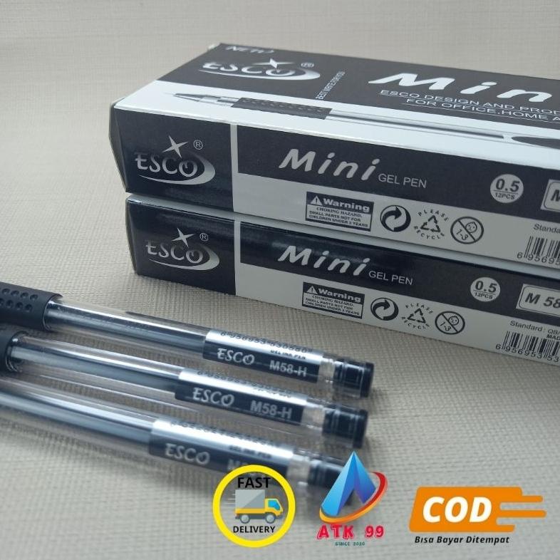 

Termurah Esco Mini/Pulpen Gel Murah/Pulpen Esco Mini Gel/Pena