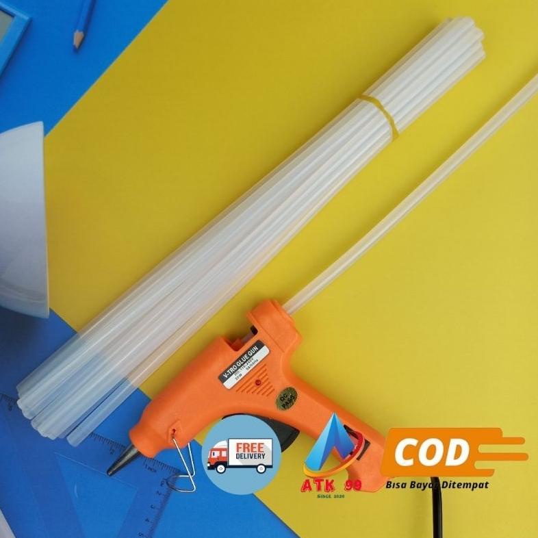 

Diskon 12 Pcs -Lem Bakar Kecil 7Mm/Refill Glue Gun/Lem Tembak/Lem Bakar Panjang 30Cm