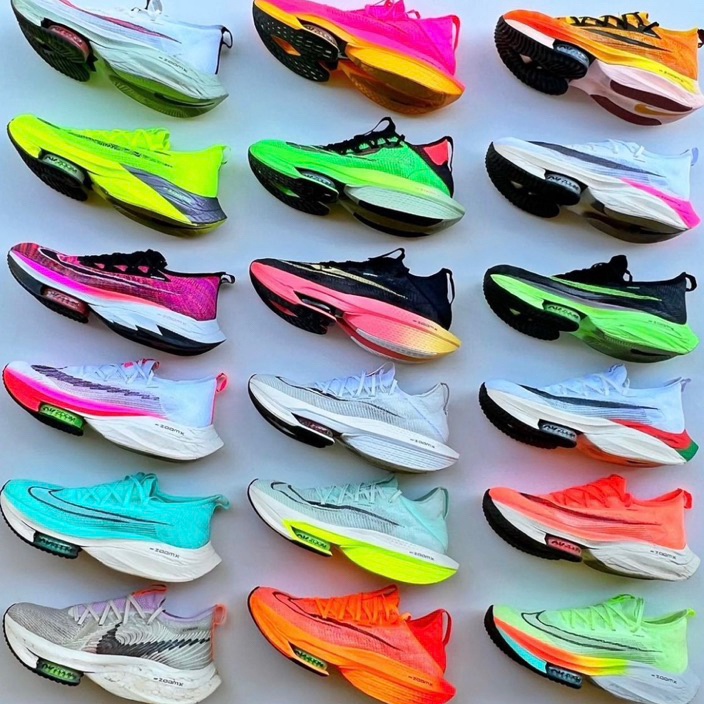 Paling Laku SEPATU LARI RUNNING AIR ZOOM ALPHAFLY NEXT %  WATERMELON BLUE WHITE BLACK GREEN KENYA RE