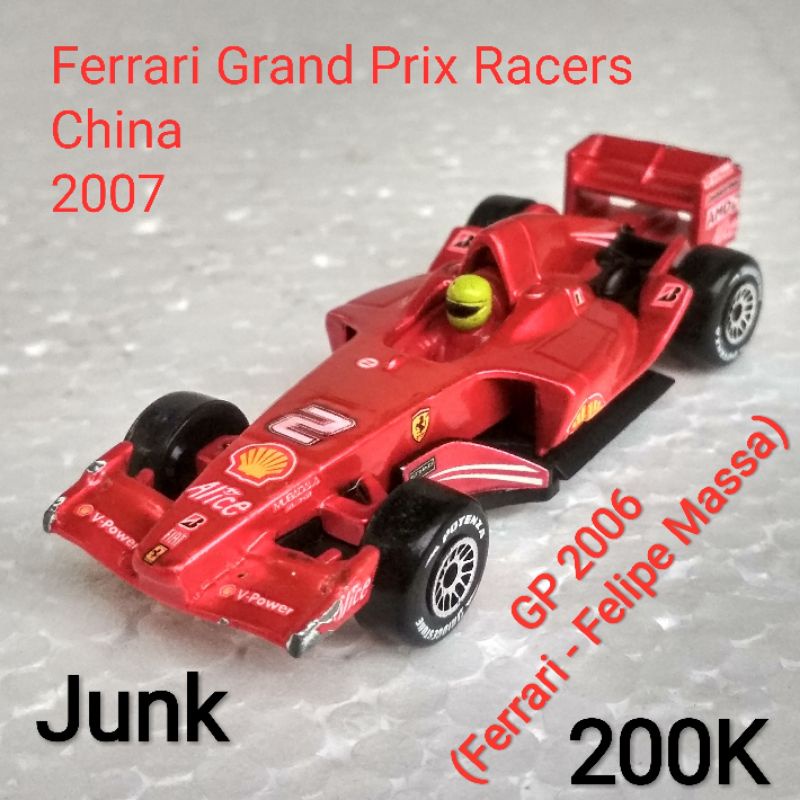 Hot Wheels Ferrari Grand Prix Racers GP 2006 Felipe Massa Merah