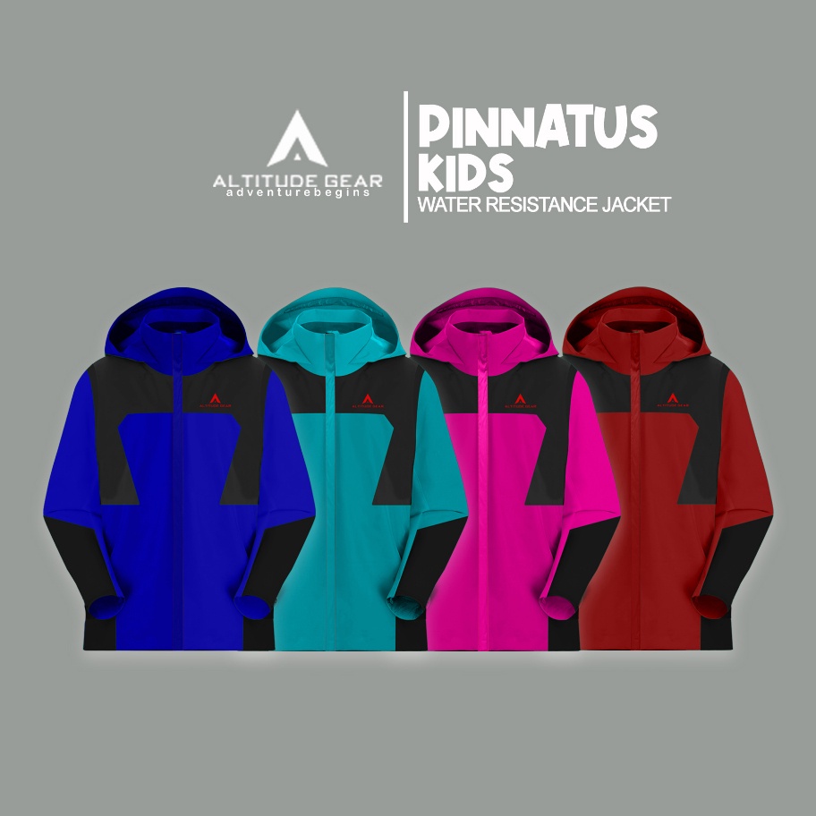 ✶Ready Stock,,✶ Jaket Gunung Anak Laki Perempuan Altitude Gear Double Polar Waterproof