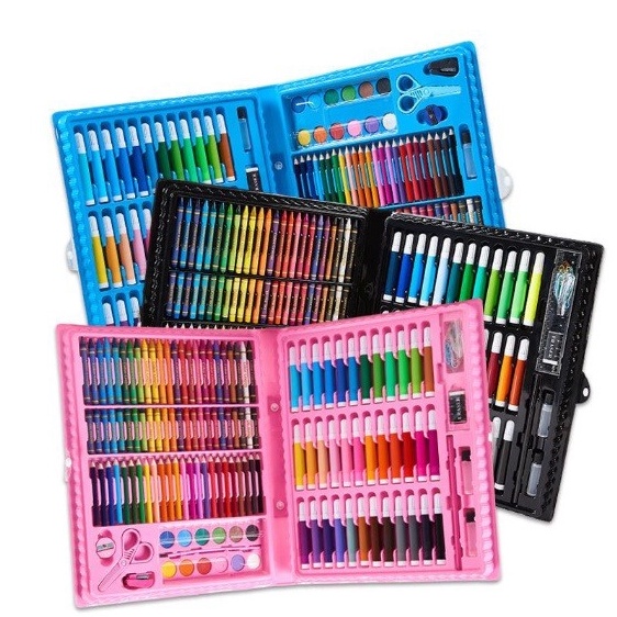 

Best.. ELDE - Perlengkapan menggambar crayon set 208 pcs lengkap dan 150 pcs Crayon Set Mewarnai Melukis Pensil Menggambar 150 Pcs / Alat Tulis Anak / alat anak gambar 63