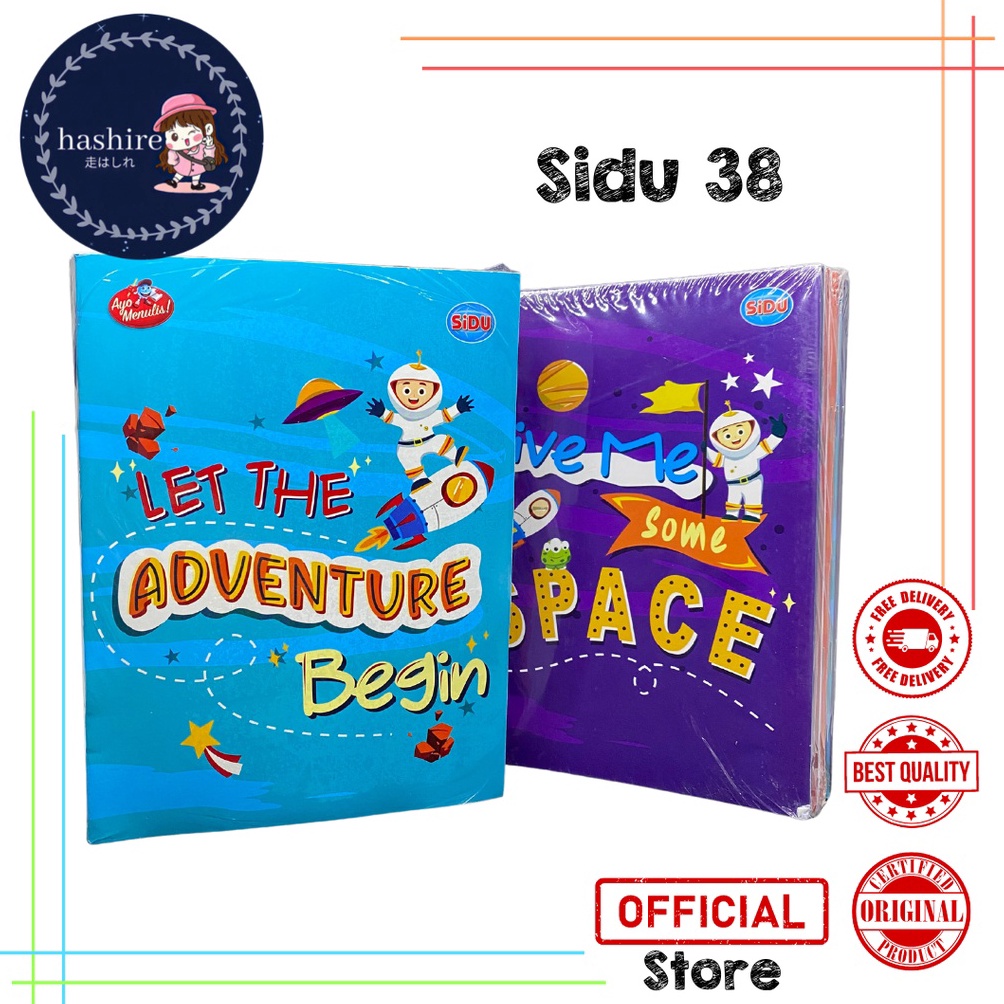 

LU71 10pcs Buku Tulis SIDU Garis 38 Lembar / 1pack Buku Tulis SIDU 38 Lembar 93