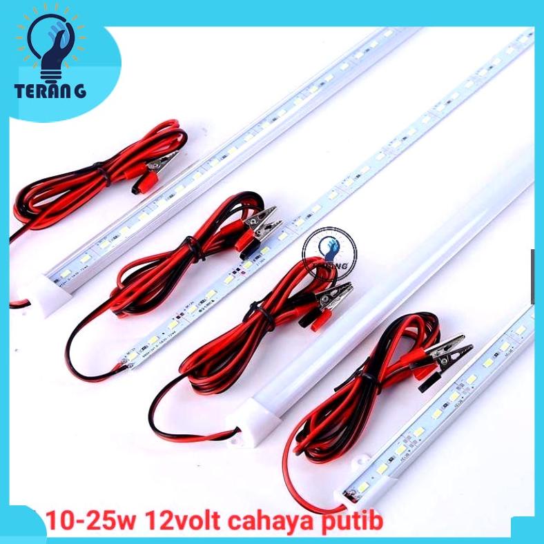 Terbaru Lampu Neon Tl Led Dc 12V-10W - 25 Watt Lampu Dc 12V Aki