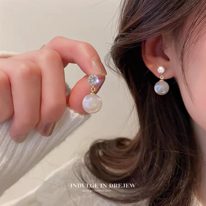 Diskon Miss Curiosity Cod Anting Hijab Mutiara Simple / Anting Korea / Aksesoris Korea