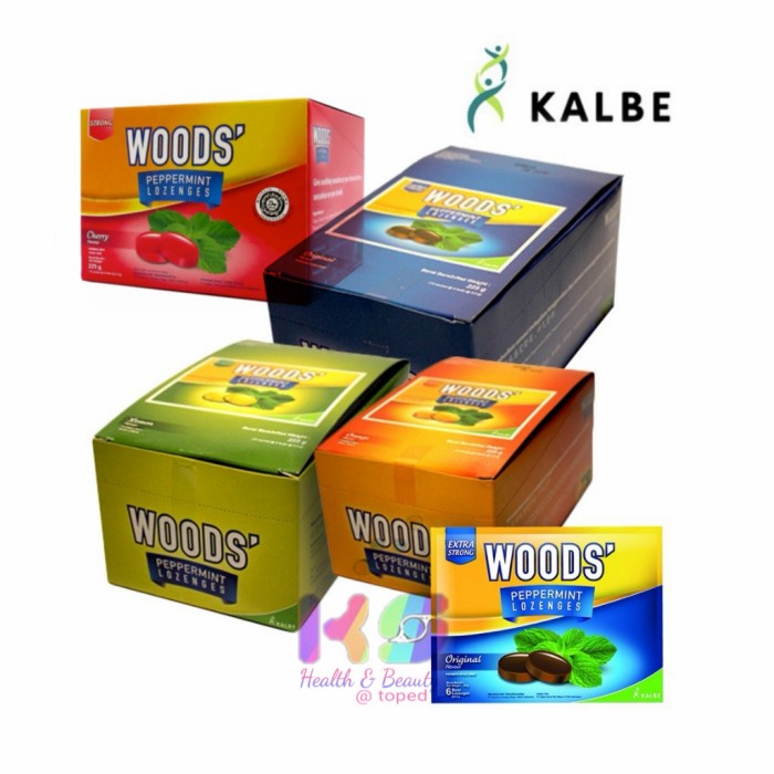

Woods' Peppermint Lozenges @15 X 6'S / Box