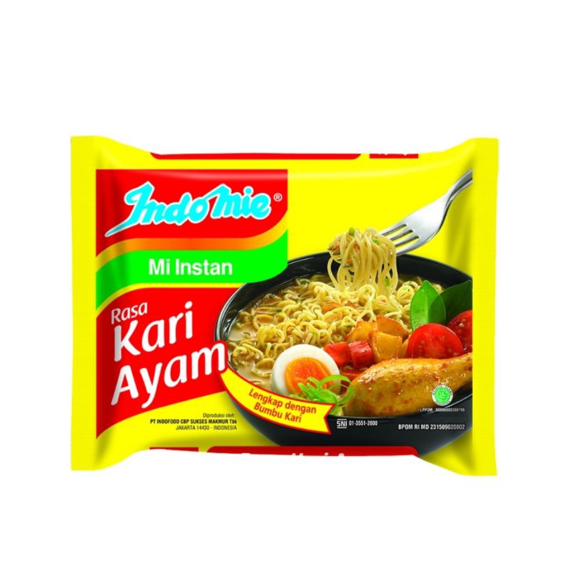 

Indomie Mie Instan Kari Ayam 70 g