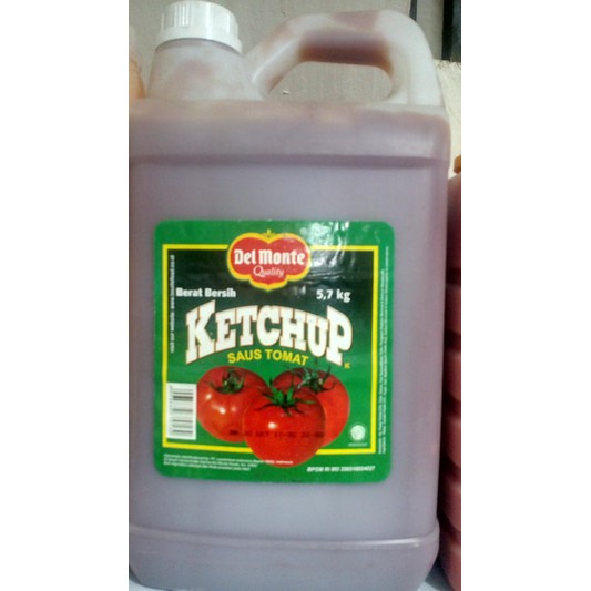 

Del Monte Ketchup (Saus Tomat) 5.7 Kg