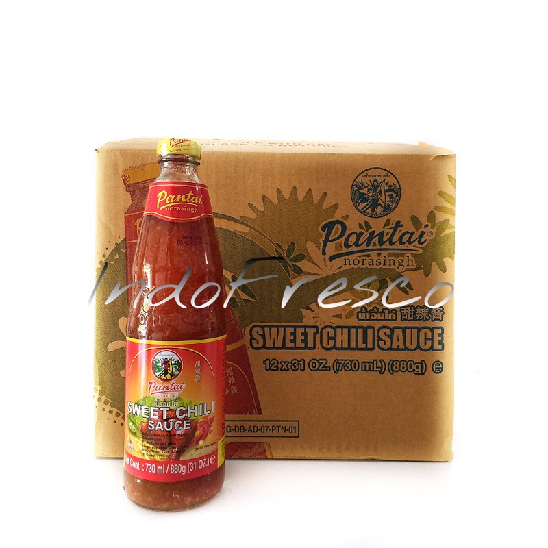 

Pantai Norasingh Sweet Chilli Sauce- Saus Sambal Manis Thai 730Ml