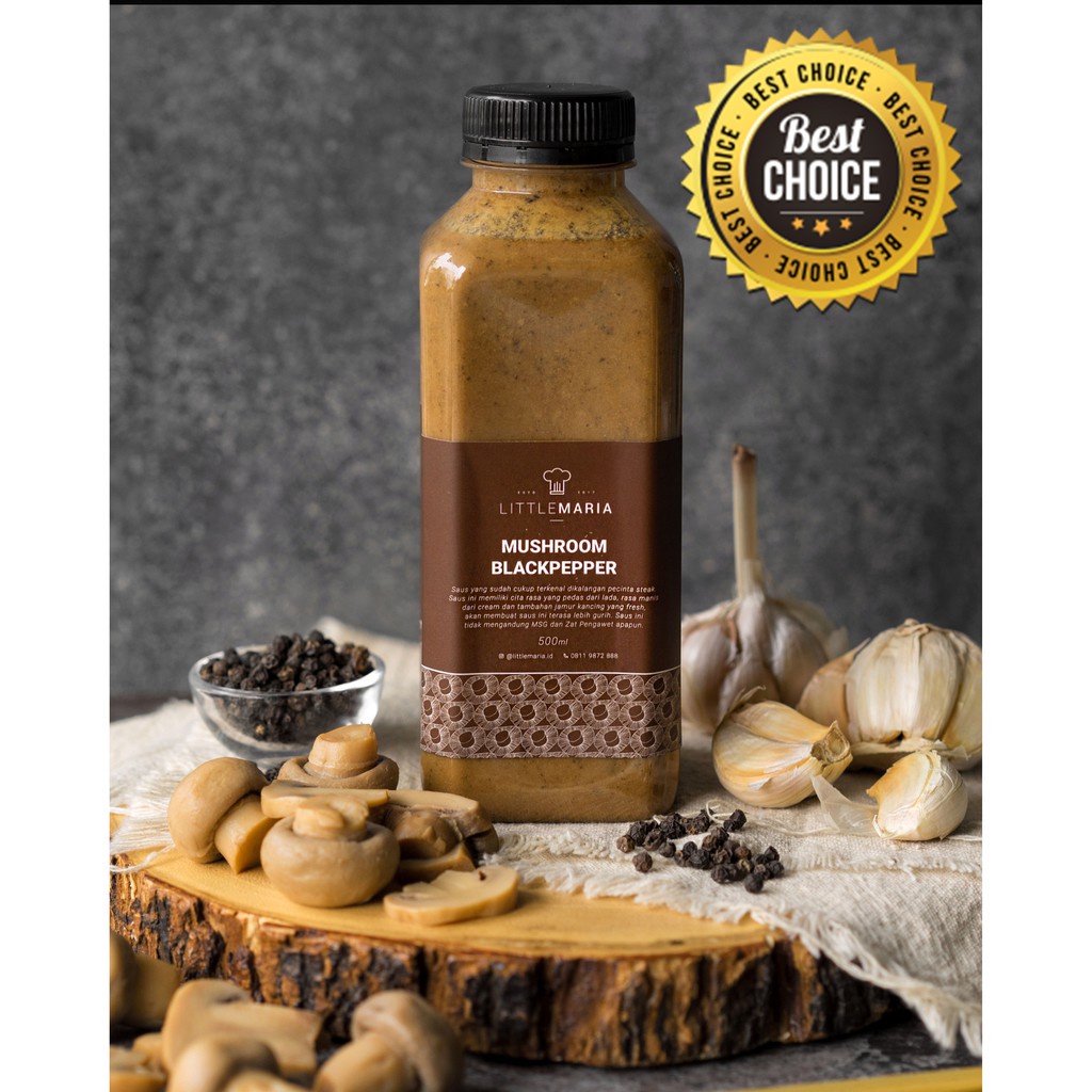 

Littlemaria Blapepper Sauce/Saus Lada Hitam 500G