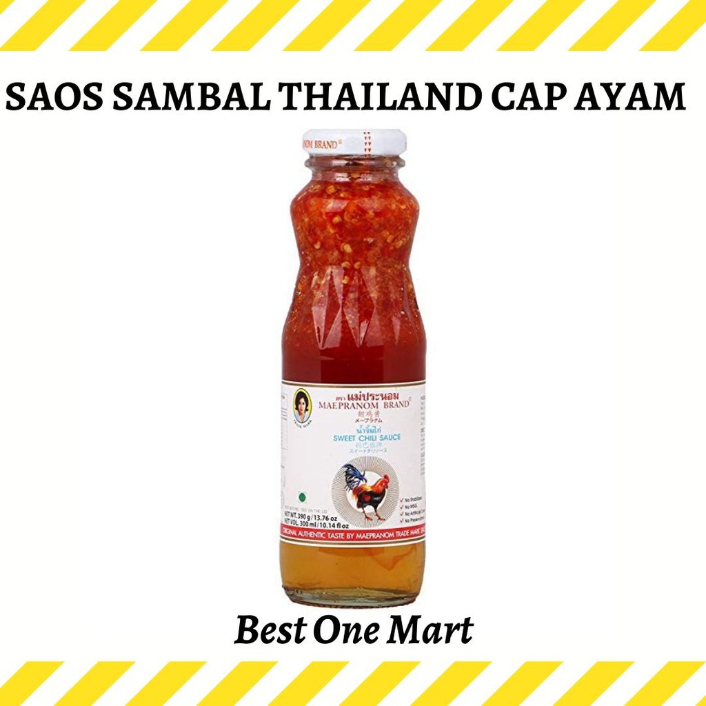 

Maepranom Sweet Chili Sauce / Saus Cabe Thailand Asam Manis 980 G