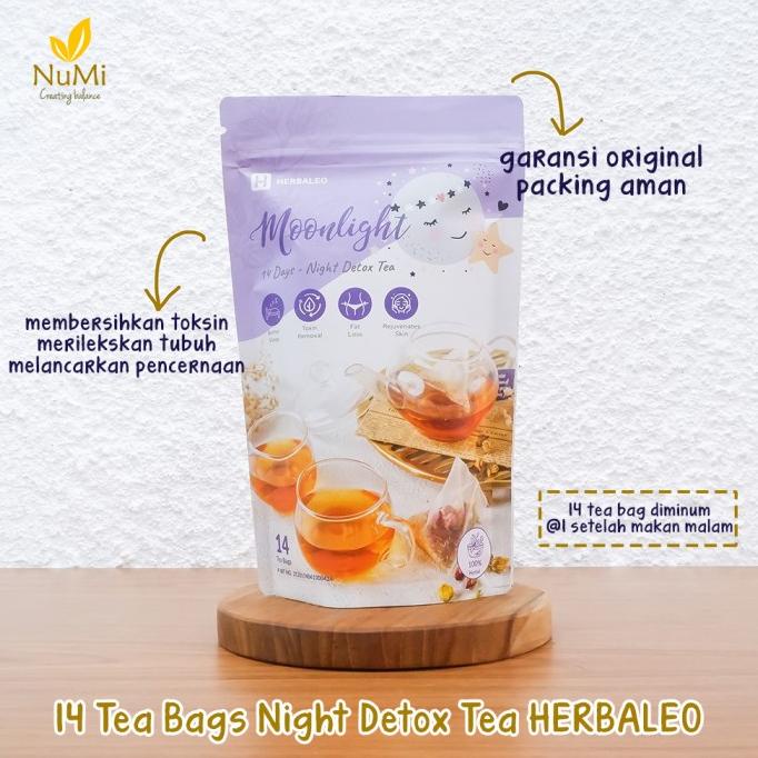 

14 BAGS MOONLIGHT TEA 14 DAYS - NIGHT DETOX - HERBALEO
