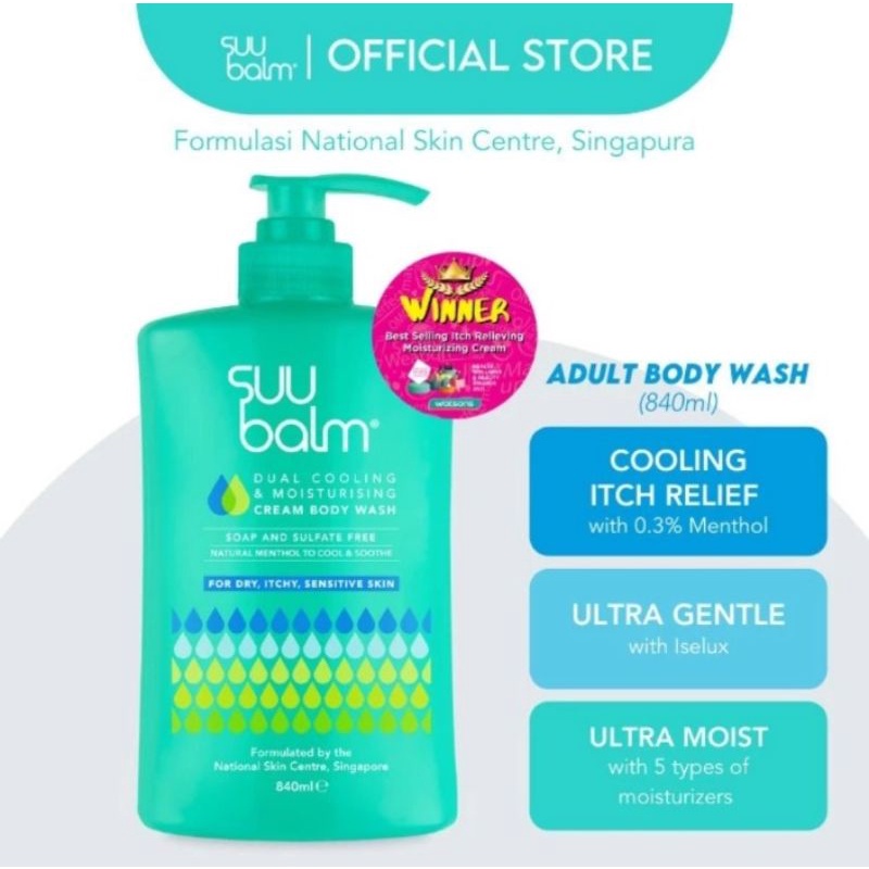 Suu Balm Cream Body Wash 840ml