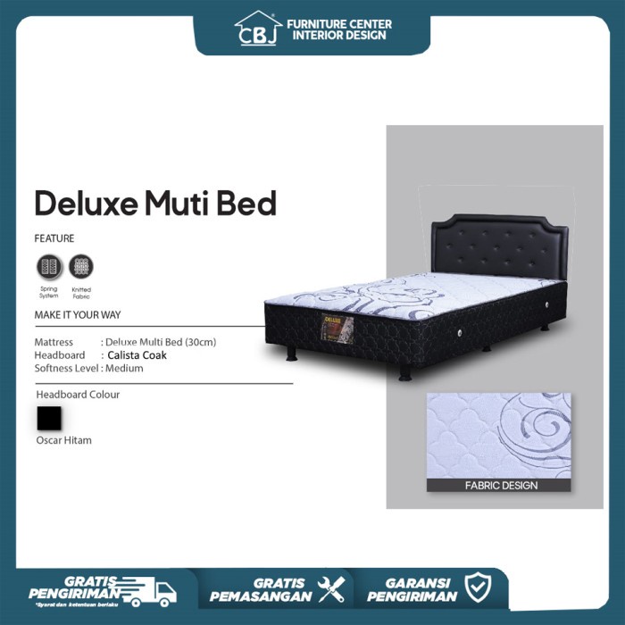 Central Kasur Springbed Deluxe Multibed - Full Set - 160X200