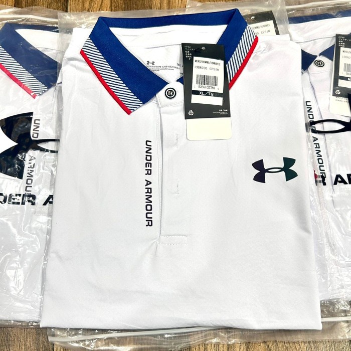 TERLARIS Polo Shirt Golf Under Armour HeatGear Baju Golf Pria Import