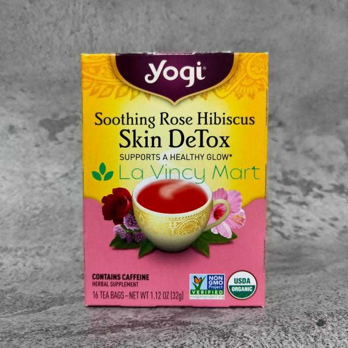 

Soothing Rose Hibiscus Skin DeTox Yogi, 16 Tea Bags, 32 g