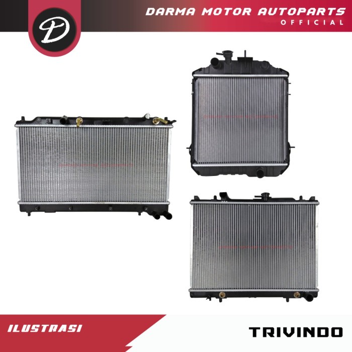 RADIATOR HONDA STREAM 1.7 AT MATIC TRIVINDO murmer