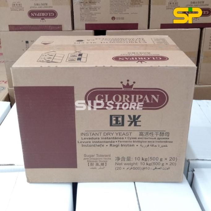 

GLORIPAN Instant Dry Yeast / Ragi Instan / Pengembang Kue @20X500gr