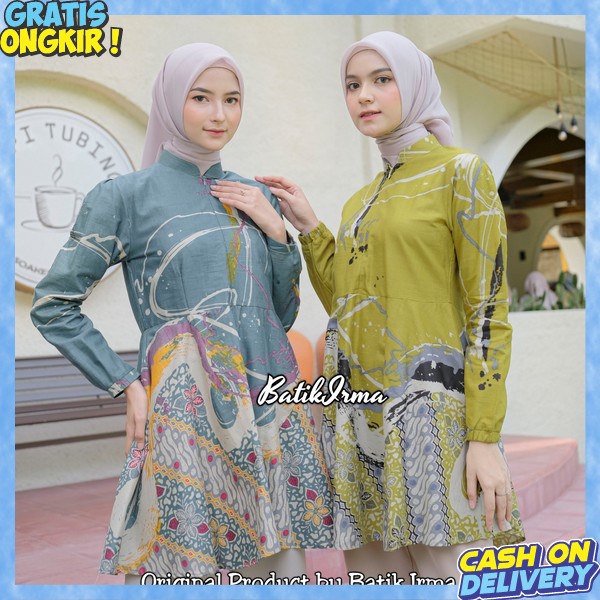 Baju Bstik Murah Tunil Tonix Tunij Matal Matalan Murah Berkualitas Seragam M L Xl Xxl Tunik Batik Ma