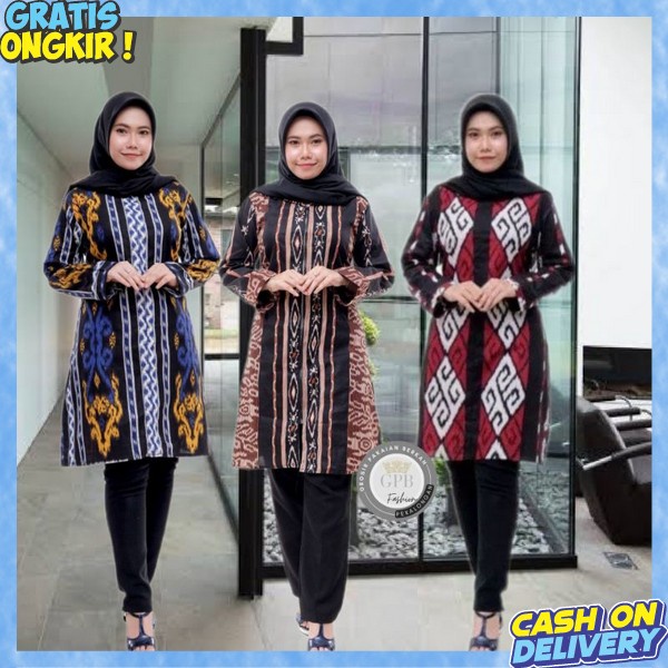 Dres Polos Deres Tnik Batik Premium Bj Tonik Atasan Buat Batij Bju Thunik Murah Vatik Tunik Basic Dr