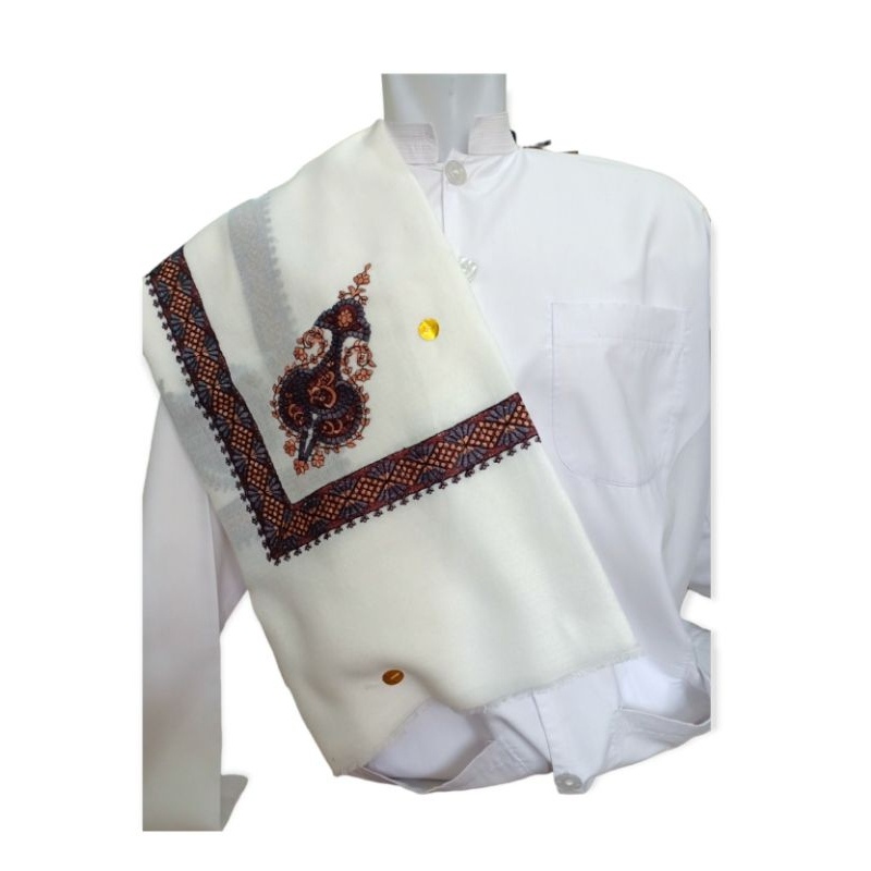 ZZ3 QUTROH OMAN BAN YAMAN SURBAN YAMANI IMAMAH HIJJAZI BORDIR WARNA KYN