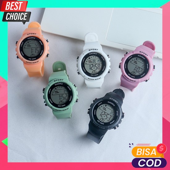 Ready Stock Set Wanita Spot 2Pcs Jam Tangan Kalung Anting Gelang Gelang Kulit Set Jam Dial Kecil (Ta