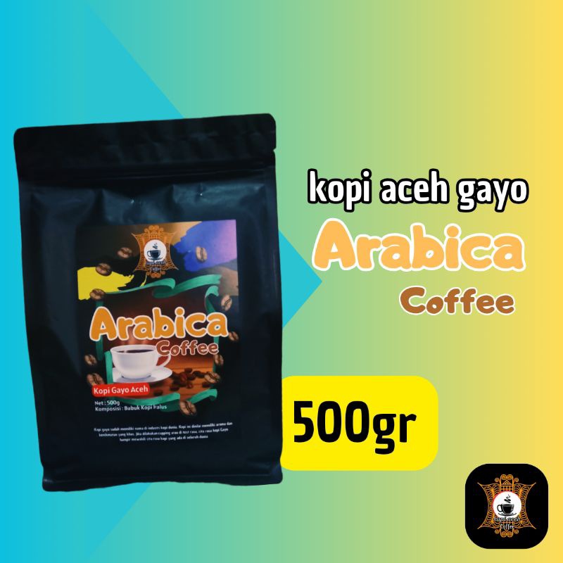 

Kopi Arabika Gayo Aceh Bubuk Kopi Halus 500Gr