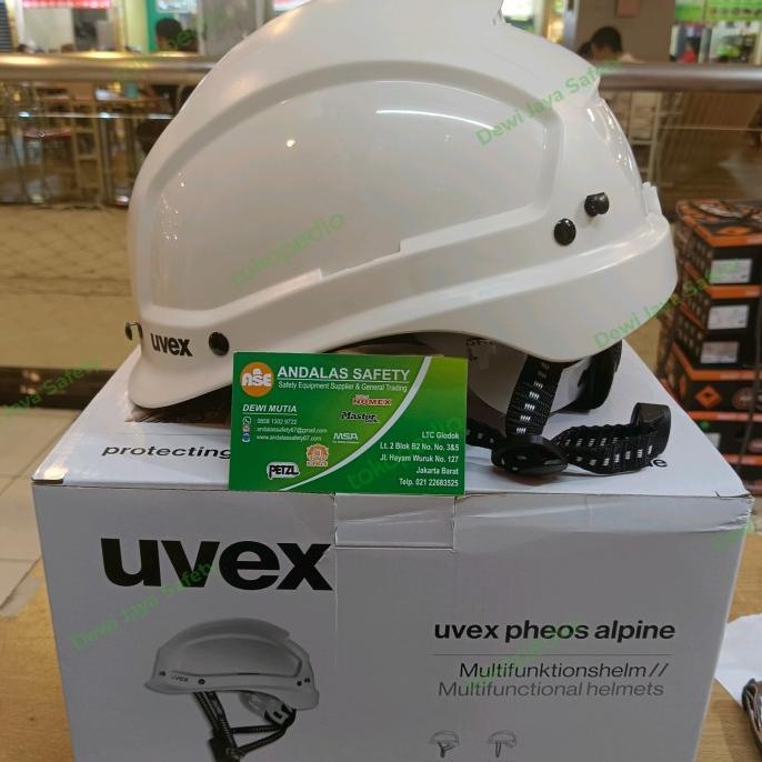 Helm uvex pheos alpine safety helmet 9773050 - white helm uvex safety