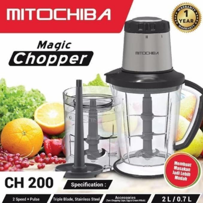 Mitochiba CH 200 Food Chopper Blender Bumbu dan Daging