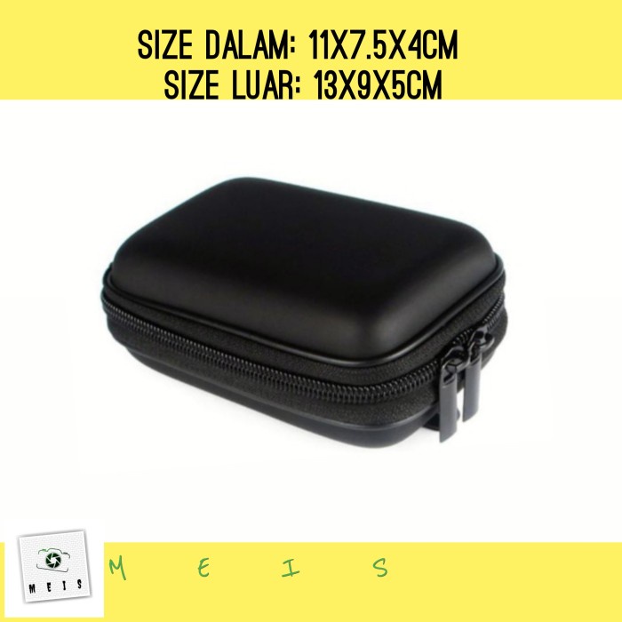 HARD BAG CASE DOMPET KAMERA - SONY WX350 WX500 WX800 HX99