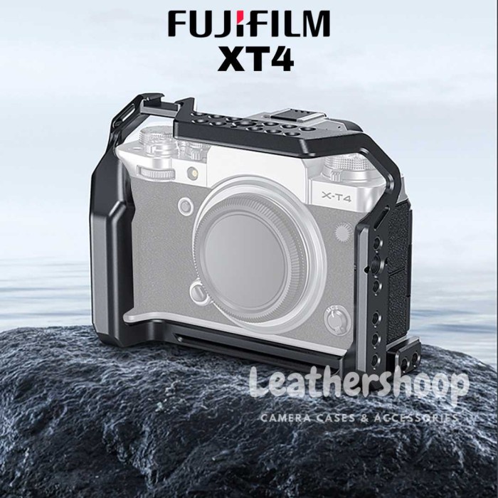 CAGE RIG FUJIFILM XT4 FUJI XT-4 L PLATE BRACKET ALUMINIUM PLAT QR ARCA
