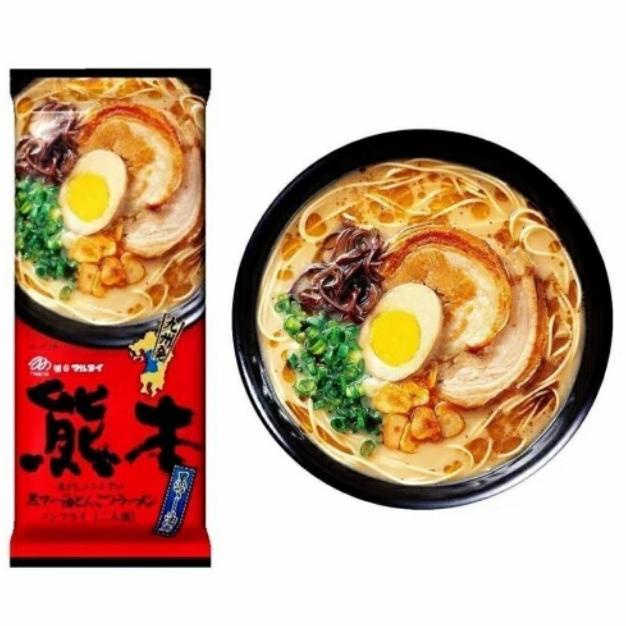 

[Isi 2 pcs] Marutai Kumamoto Tonkotsu Ramen 185g / Ramen Instan Jepang