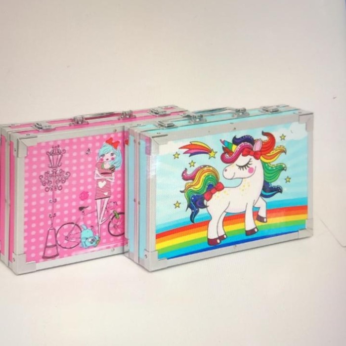 

Aurealia Crayon Set Koper Besi Menggambar Melukis Anak