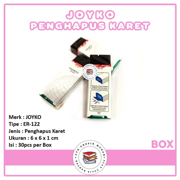 

Aurealia Joyko - Magnetic Eraser Er-122 Penghapus - Box