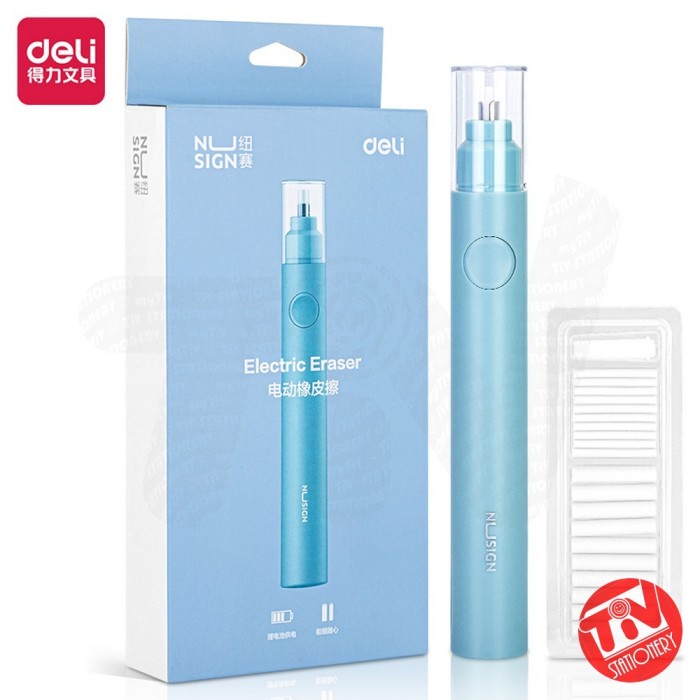 

Aurealia Penghapus Deli Ns152 Rechargeable Electric Eraser (Tip 5Mm & 2.5Mm)