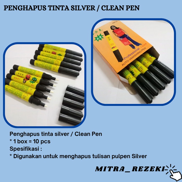 

Aurealia Penghapus Tinta Silver / Clean Pen