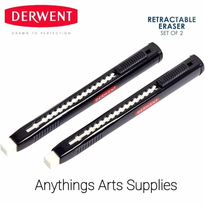 

Aurealia Derwent Retractable Pen Eraser Blister Pack Set 2