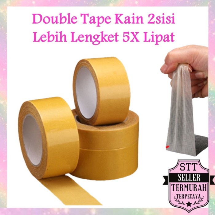 

Aurealia Stt Double Tip Kuat Tahan Cuaca Indoor Outdoor Super Lengket Lakban
