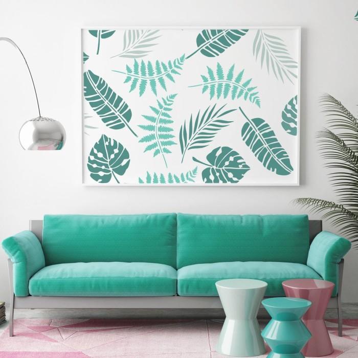 STENCIL DINDING, WALL STENCIL, FLOWER STENCIL MOTIF 20