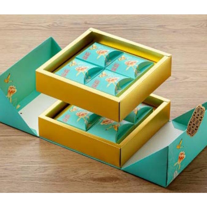 

paling diminati] Kotak Mooncake Packaging Mooncake Kotak kue Bulan Souvenir Box 023