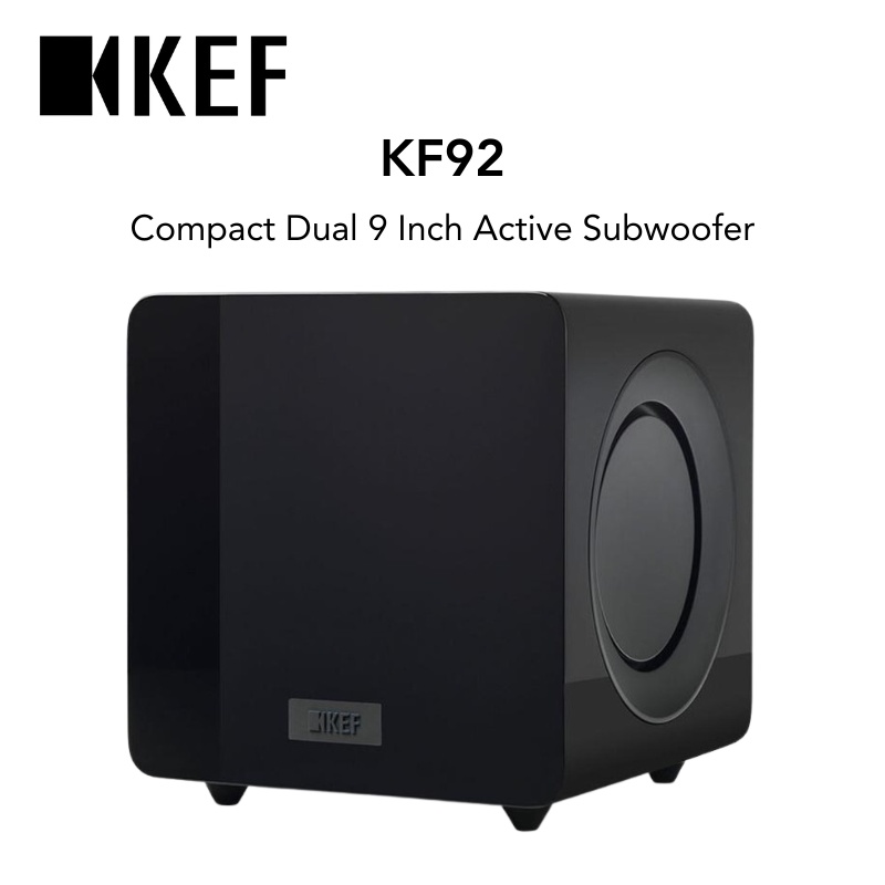 Kef KF92 compact dual 9 inch active subwoofer