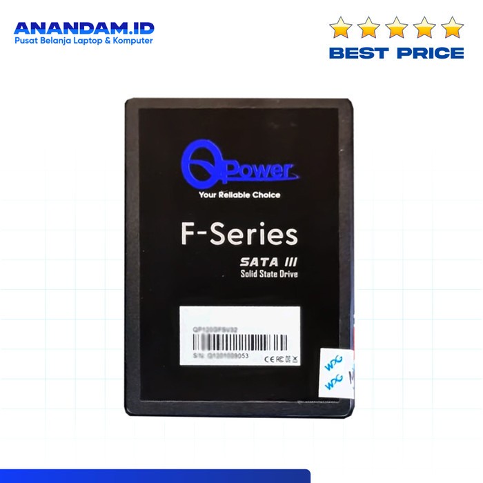 SSD QPOWER SATA III 2.5" Inch 128GB / 128 GB F-Series