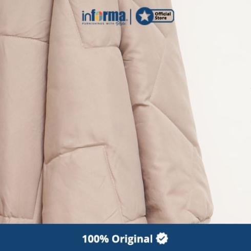 Informa - Informa Bed Cover 150X200 Cm Marshmallow - Cokelat Slytaupe