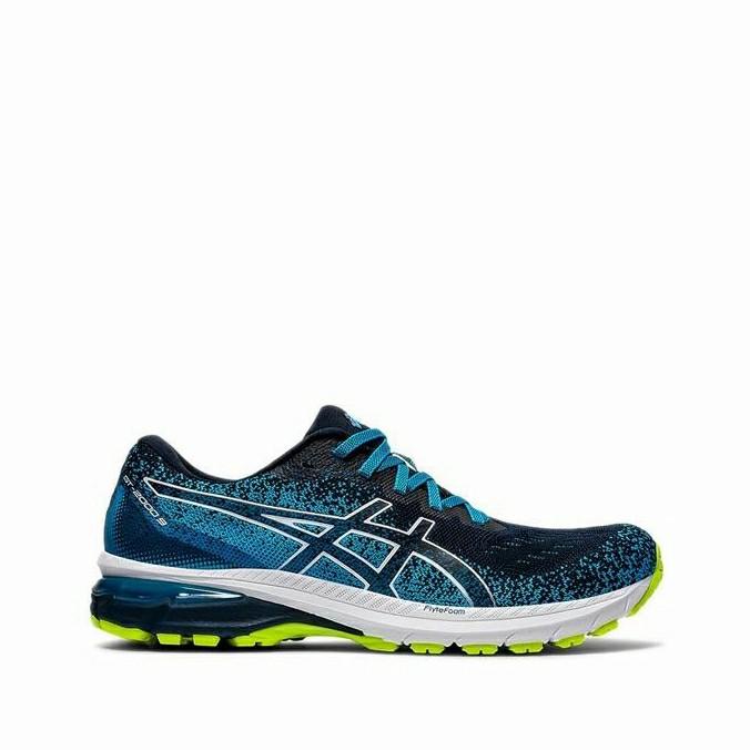 ASICS GT-2000 9 KNIT BLUE RUNNING MEN'S ( 101A98940 )