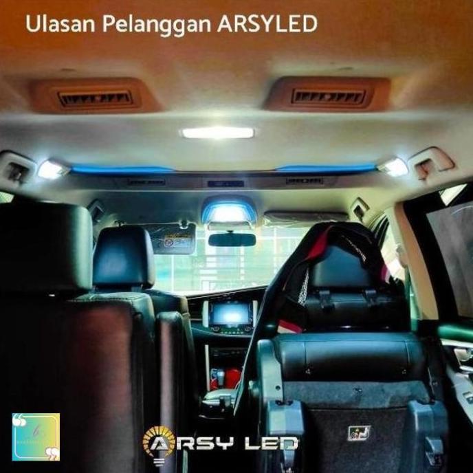 Ready Lampu Plafon Kabin Mobil Innova Reborn Led Paket Isi 8 Super