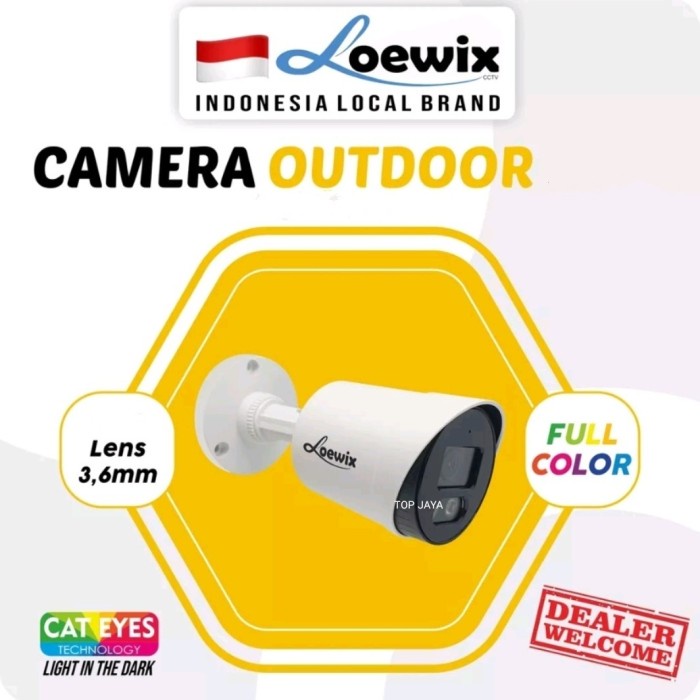 Kamera Cctv Full Color Techma 2Mp Outdoor