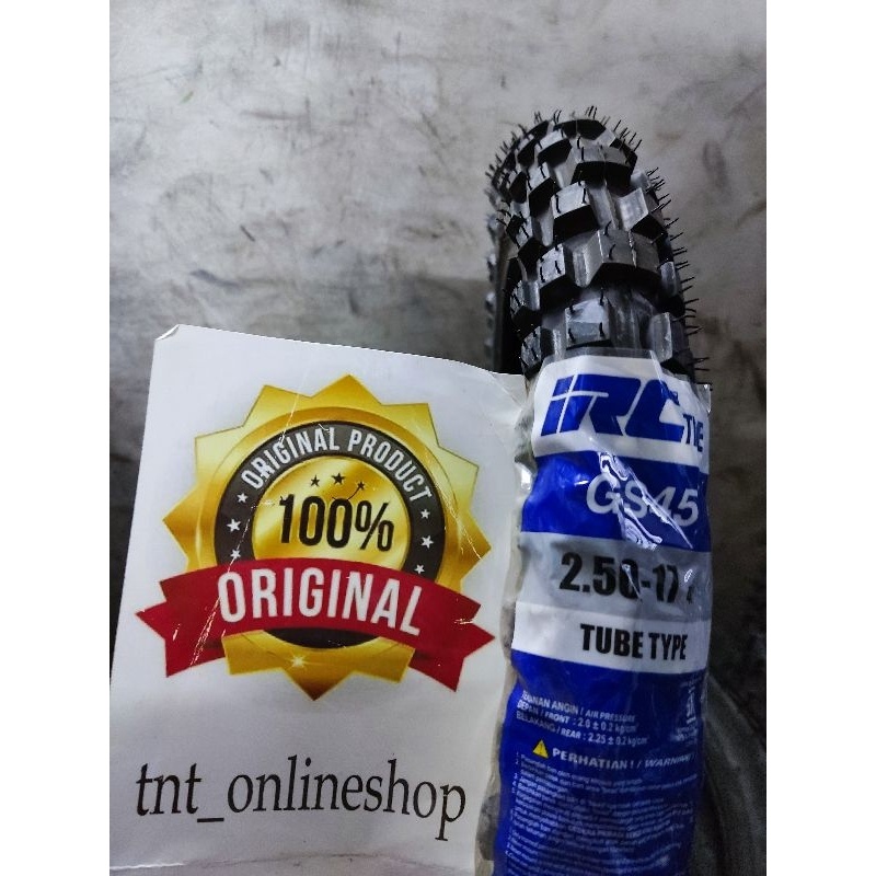 Promo Ban Luar Trail IRC 250-17 Ring 17 Ori Termurah